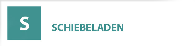 Schiebeladen